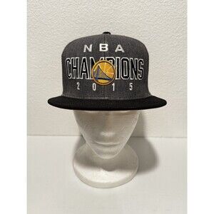 Adidas Golden State Warriors Snapback Hat 2015 NBA Champions Cap Gray